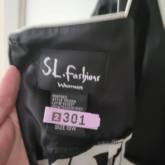 S.L. Fashions Women's Sz 18 Cocktail Dress - Picture 4 of 9